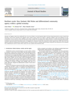 Resilient rurals: New Zealand, Mid Wales and differentiated community agency within a global economy
