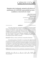Sinergias entre testimonio, memoria y ficción en el performance de LASTESIS: representando un texto académico a través del arte visual