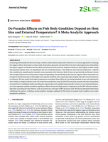 Do Parasite Effects on Fish Body Condition Depend on Host Size and External Temperature? A Meta-Analytic Approach