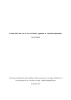 Cheeky Like the <em>Kea</em>: A New (Zealand) Approach to Anti-Suit Injunction