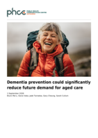 Dementia prevention could significantly reduce future demand for aged care
