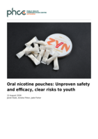 Oral nicotine pouches: Unproven safety and efficacy, clear risks to youth