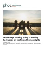 Seven ways housing policy is moving backwards on health and human rights