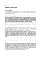 Reflections on a medical career