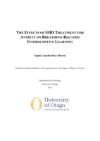 The Effects of SSRI Treatment for Anxiety on Breathing-Related Interoceptive Learning