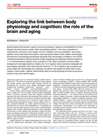 Exploring the link between body physiology and cognition: the role of the brain and aging