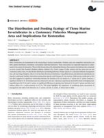 The Distribution and Feeding Ecology of Three Marine Invertebrates in a Customary Fisheries Management Area and Implications for Restoration