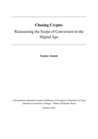 Chasing Crypto: Reassessing the Scope of Conversion in the Digital Age
