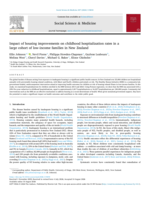 Impact of housing improvements on childhood hospitalization rates in a large cohort of low-income families in New Zealand