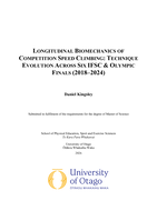 Longitudinal Biomechanics of Competition Speed Climbing: Technique Evolution Across Six IFSC & Olympic Finals (2018–2024)