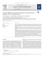 Timing of OMERACT core domain measurement in gout clinical trials: a systematic review of randomised trials
