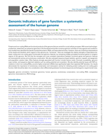 Genomic indicators of gene function: a systematic assessment of the human genome