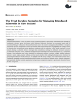 The Trout Paradox: Scenarios for Managing Introduced Salmonids in New Zealand