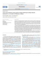 VAVL motor thalamus activity pattern changes following levodopa-induced dyskinesia in a rat model of Parkinson's disease