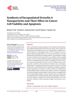 Synthesis of Encapsulated Oroxylin A Nanoparticles and Their Effect on Cancer Cell Viability and Apoptosis