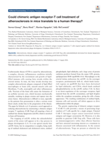 Could chimeric antigen receptor-T cell treatment of atherosclerosis in mice translate to a human therapy?
