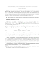 A real counterexample to the Drury permanent conjecture