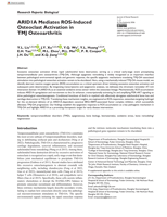 ARID1A Mediates ROS-Induced Osteoclast Activation in TMJ Osteoarthritis