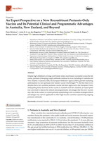 An Expert Perspective on a New Recombinant Pertussis-Only Vaccine and Its Potential Clinical and Programmatic Advantages in Australia, New Zealand, and Beyond