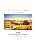 'Mates for life': Implicit Masculinity and Doing Support in Rural Men's Friendships