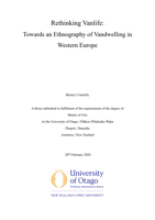 Rethinking Vanlife: Towards an Ethnography of Vandwelling in Western Europe