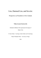Lies, Damned Lies, and Sovcits: Perspectives on Pseudolaw in New Zealand