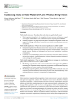 Sustaining Mana in Mate Wareware Care: Whānau Perspectives