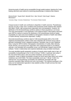 Advancing equity of health service accessibility through spatial analysis: Applying the 3-step floating catchment area method for examining physiotherapy in Aotearoa New Zealand