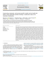Constructing Community- and Outcome-specific Weather and Air Health Risk Indices Using Explainable Machine Learning: A Multicentre Study in 66 Australian Communities