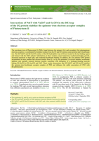 Interactions of PsbT with Val247 and Ser254 in the DE-loop of the D2 protein stabilize the quinone-iron electron acceptor complex of Photosystem II