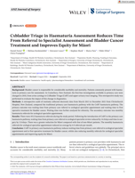 Cxbladder Triage in Haematuria Assessment Reduces Time From Referral to Specialist Assessment and Bladder Cancer Treatment and Improves Equity for Māori