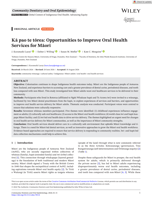 Kā pao te tōrea: Opportunities to Improve Oral Health Services for Māori