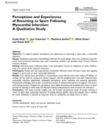 Perceptions and Experiences of Returning to Sport Following Myocardial Infarction: A Qualitative Study