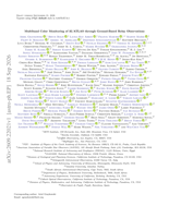 Multiband Color Monitoring of 3I/ATLAS through Ground-Based Relay Observations