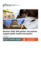 Election 2026: Will parties' tax policies support public health and equity?