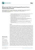 Beyond Anti-VEGF: Toward Integrated Precision Care in Diabetic Retinal Disease