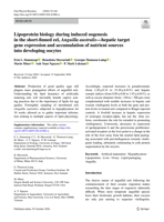 Lipoprotein biology during induced oogenesis in the short-finned eel, Anguilla australis—hepatic target gene expression and accumulation of nutrient sources into developing oocytes