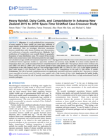 Heavy Rainfall, Dairy Cattle, and Campylobacter in Aotearoa New Zealand 2015 to 2019: Space-Time Stratified Case-Crossover Study
