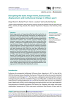 Disrupting the state: mega-events, bureaucratic displacement and institutional change in Chilean sport