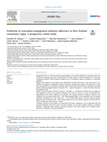 Predictors of concussion management pathway adherence in New Zealand community rugby: A prospective cohort study