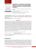 Development, Testing, and International Uptake of a 'Just-in-Time' Clinical Skills Training Application for Medical Student Education